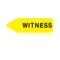 Nevs Labeling Flag - Imprinted - Witness - Yellow - Re Fill - 9/16" x 2" NEV91049 - alternate 1
